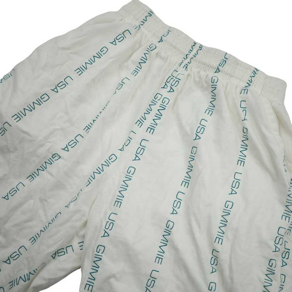 Vintage Gimmie USA Vertical Repeat Spellout Shorts - image 3