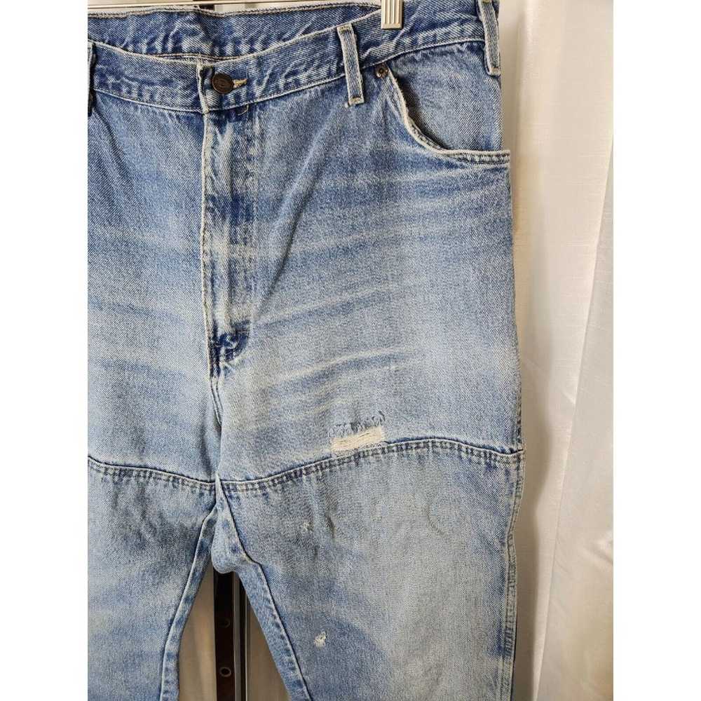 Vintage Dickies Double Knee Denim Carpenter Jeans… - image 2