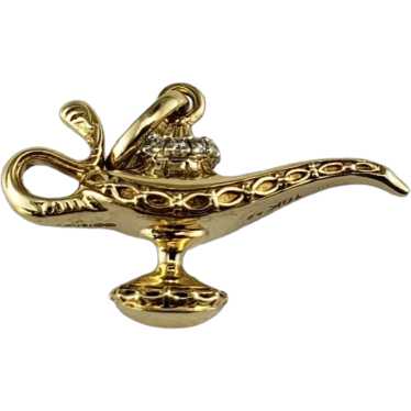 Aladin The Genie Oil Lamp Brass Genie Alladin Lamp 100% Authentic Vintage