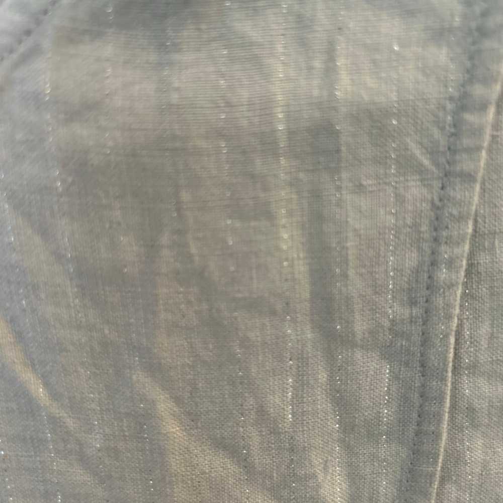 TOMMY BAHAMA XL 100% Linen Metallic Striped Linen… - image 10