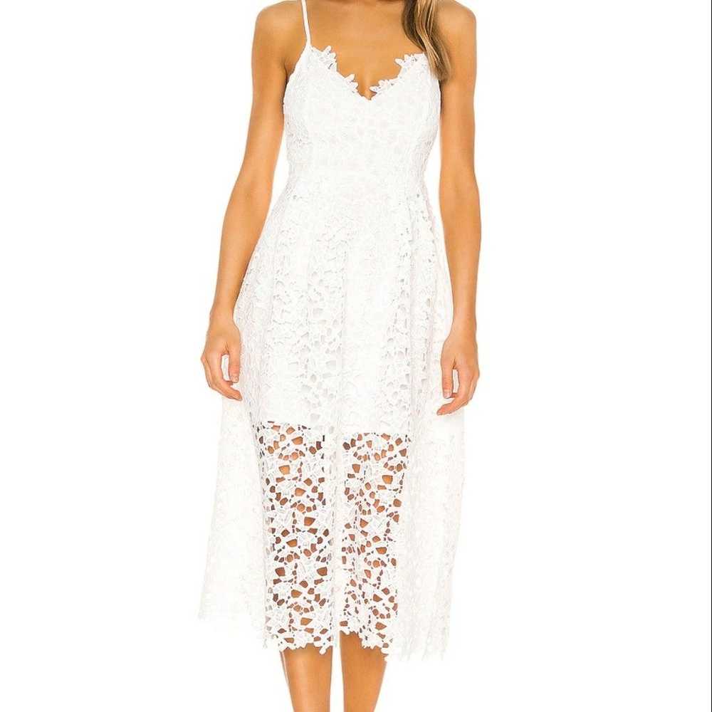 ASTR The Label white A-line midi dress size XS! - image 1