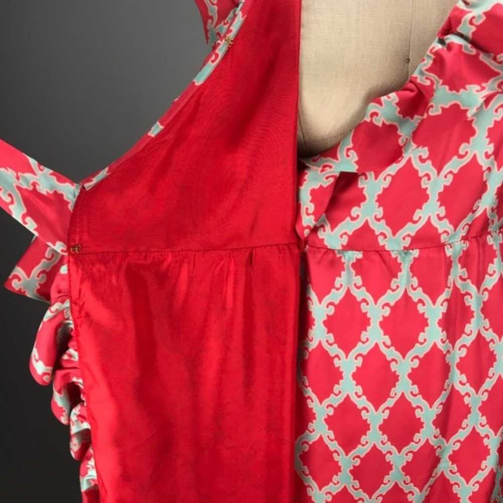 Kate Spade Dress 100% Silk Wrap Dress Size: 4 pink - image 4