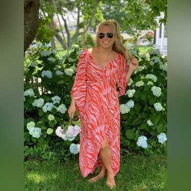 Cabi Saunter Dress Faux Wrap Dress Size Xsmall - image 1