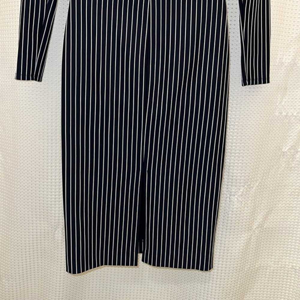 LPA Revolve Alima Navy striped backless dress Siz… - image 6