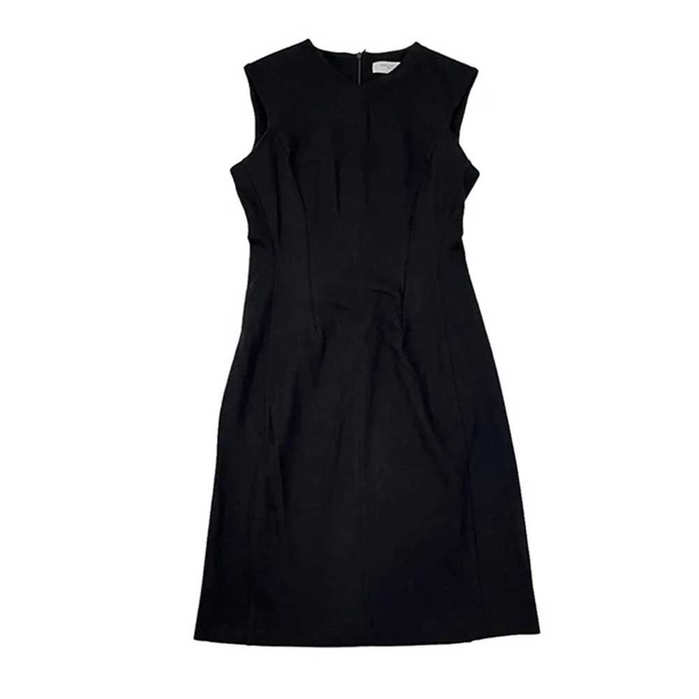 MM. Lafleur black dress wide strap high v neck Wo… - image 7