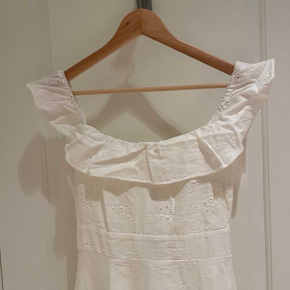 ZARA Women’s White long dress, summer over should… - image 2