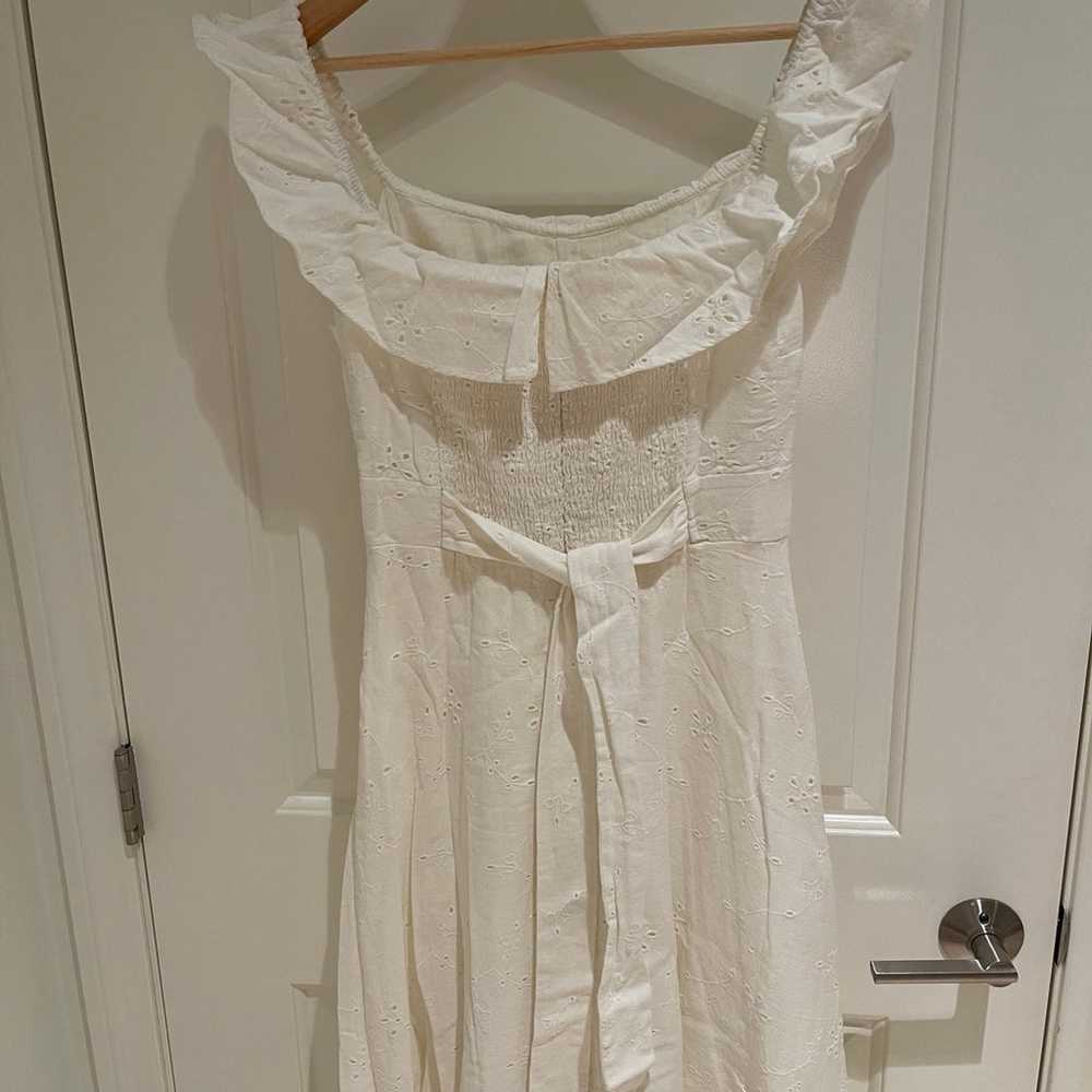ZARA Women’s White long dress, summer over should… - image 5