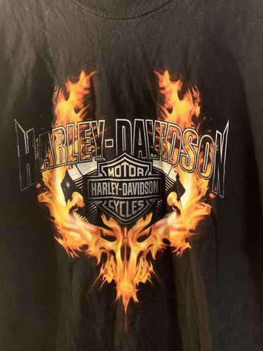 Harley Davidson × Streetwear × Vintage Rare 2002 H