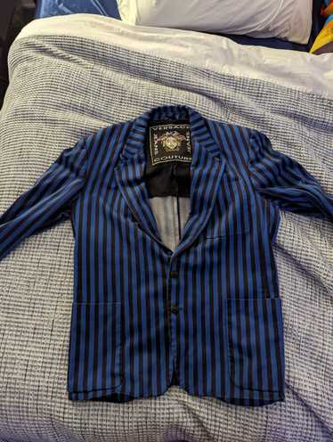 Versace Jeans Couture Blue striped blazer - image 1