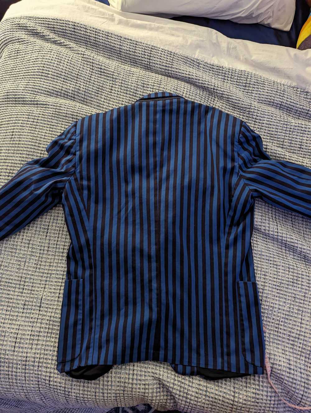 Versace Jeans Couture Blue striped blazer - image 5