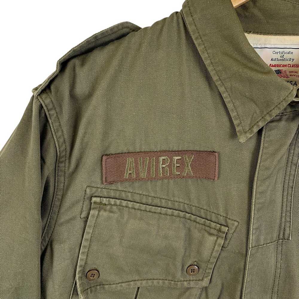Avirex × Vintage AVIREX USA Army Military Fully B… - image 11