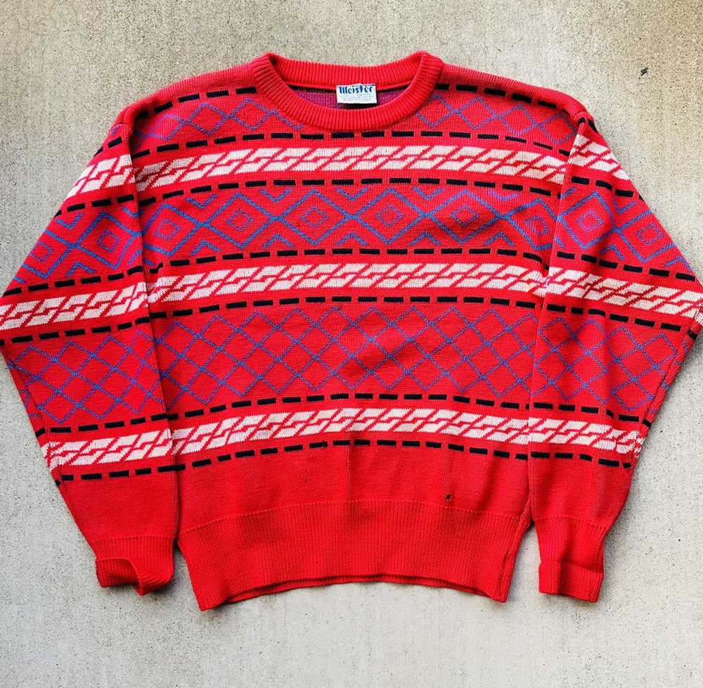 Meister × Vintage Vintage Meister Sweater Men Siz… - image 1