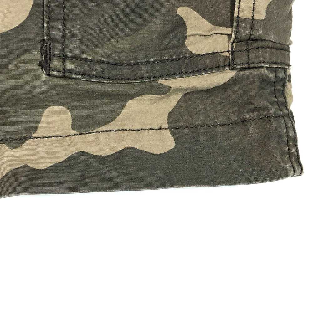 Faded Glory Camo Cargo Shorts 42 Green Camouflage… - image 9