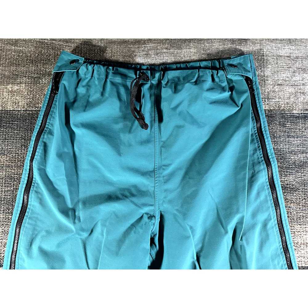 Rei REI Teal Mens Large Rain Pants Vented Zip Leg… - image 2