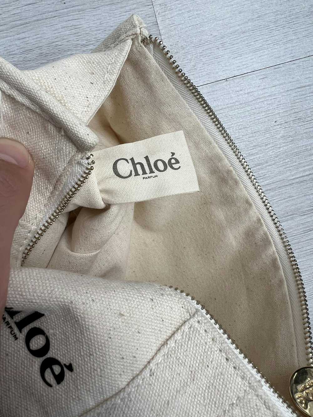 Chloe × Streetwear Chloé Parfum Beige Beauty Canv… - image 4
