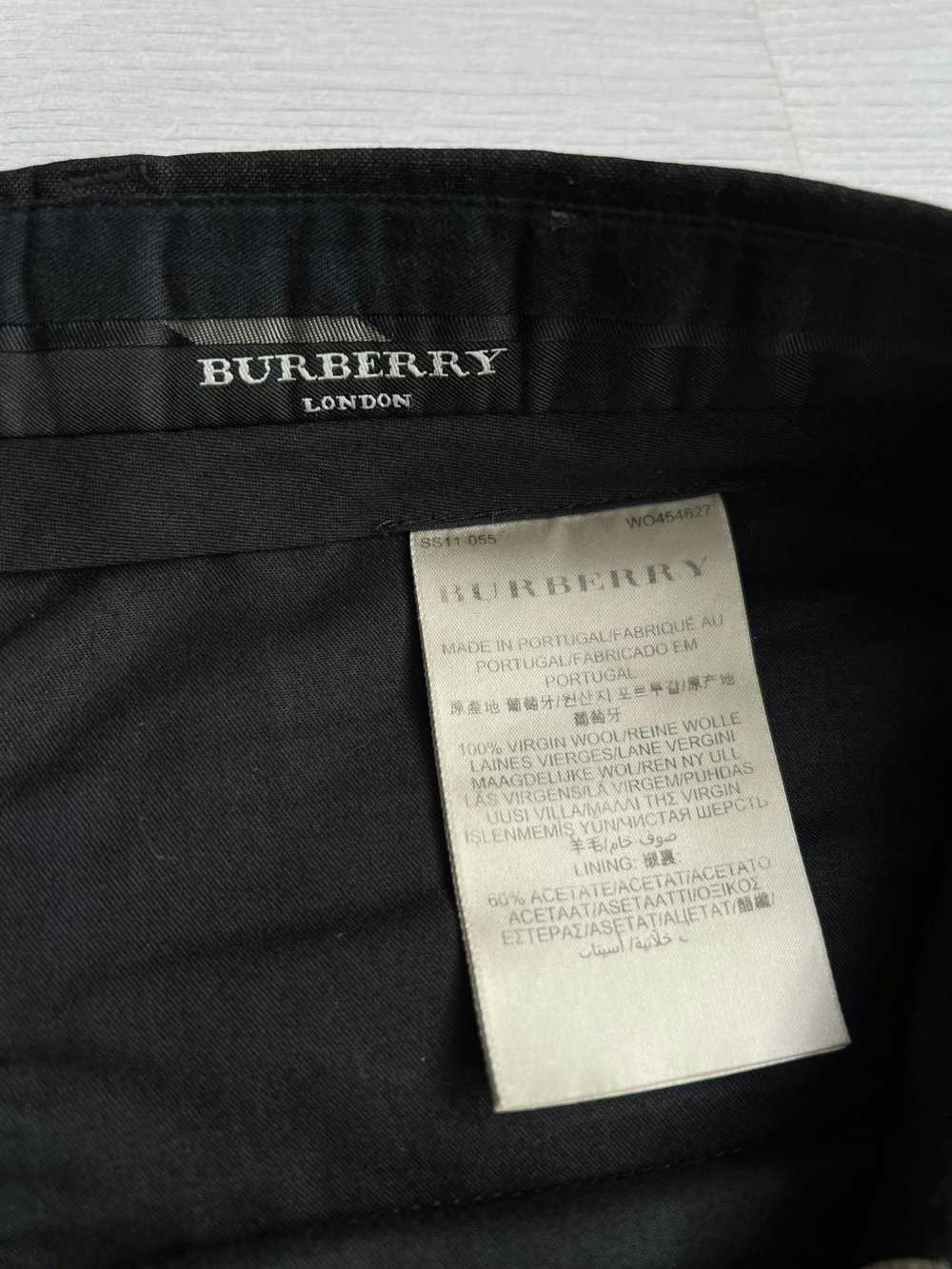Burberry × Vintage Burberry Dark Grey Virgin Wool… - image 5