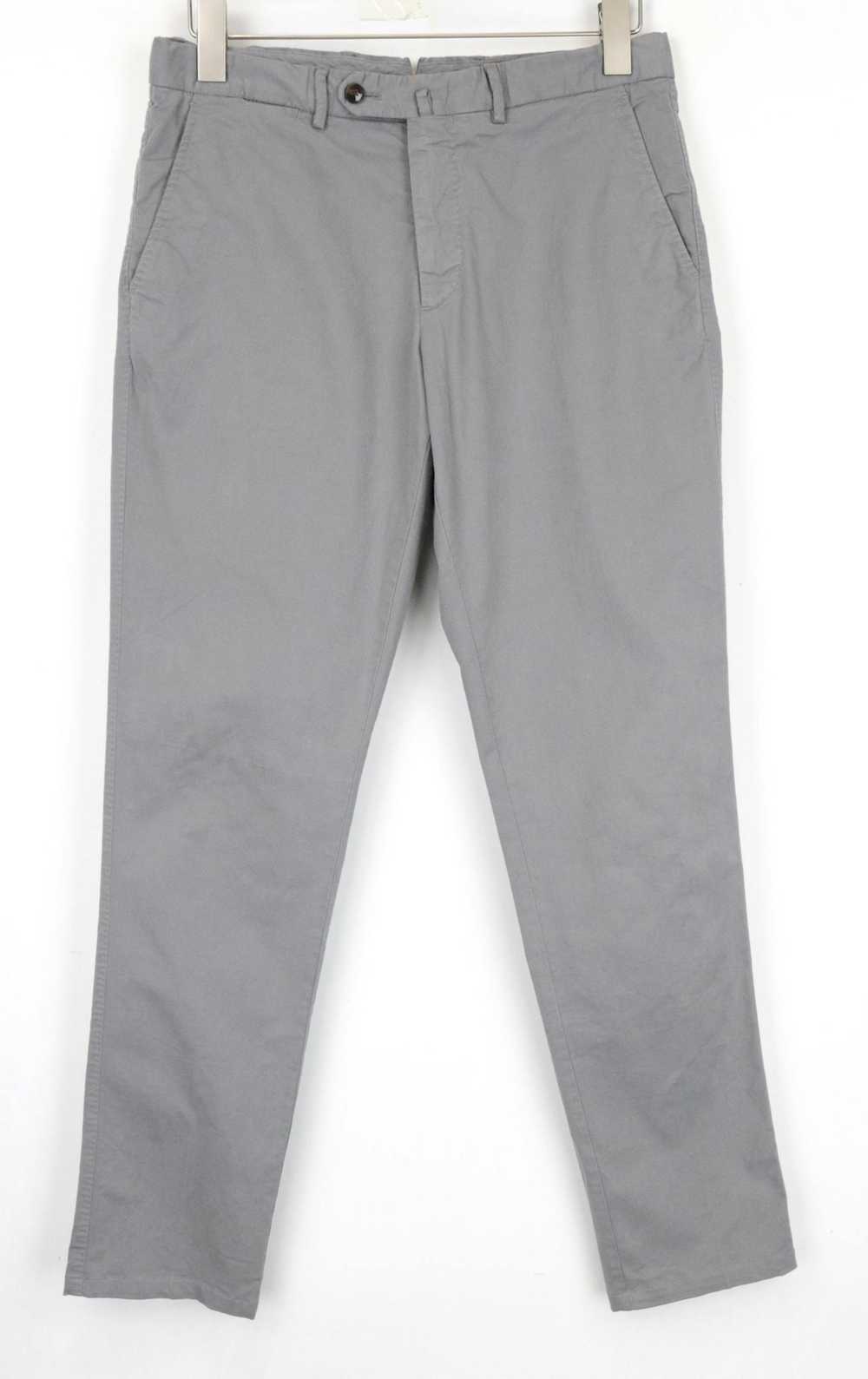 Suitsupply PORTO UK30R Cotton Stretch Grey Pleate… - image 1