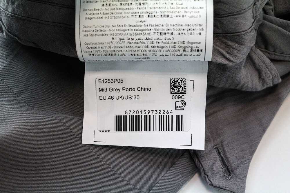 Suitsupply PORTO UK30R Cotton Stretch Grey Pleate… - image 7
