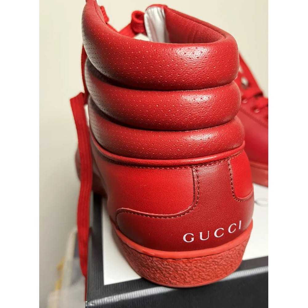 Gucci Ace leather high trainers - image 8