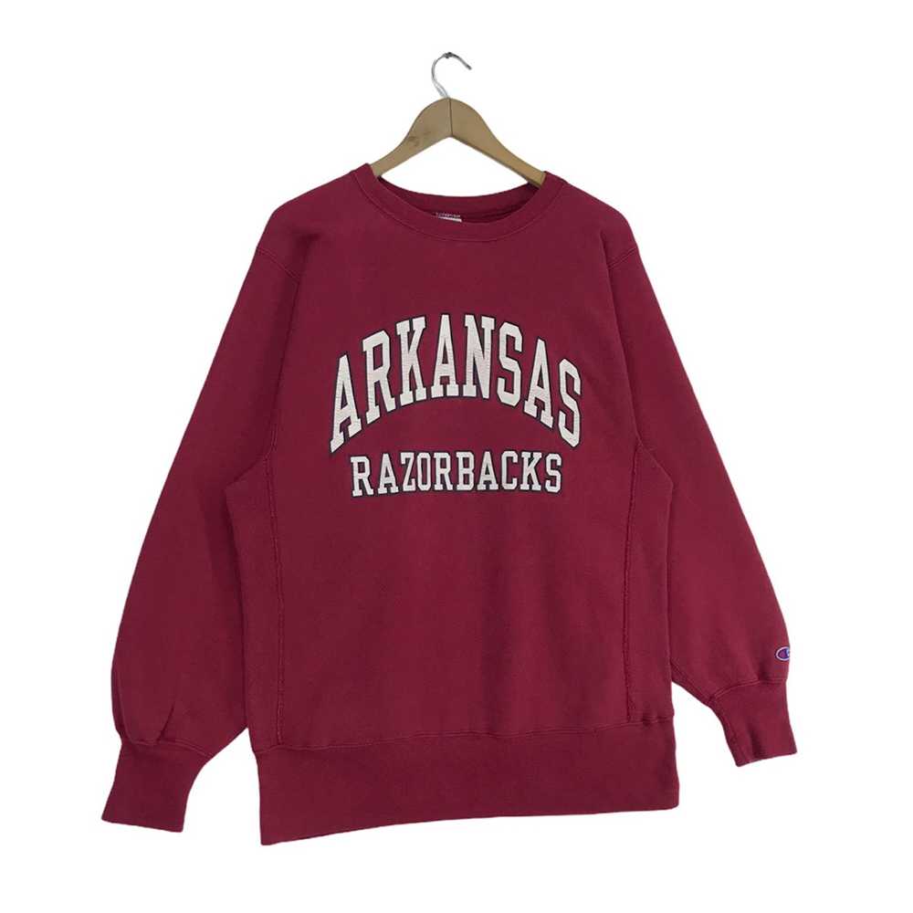 Champion × Vintage 90’s University Of Arkansas Ra… - image 3