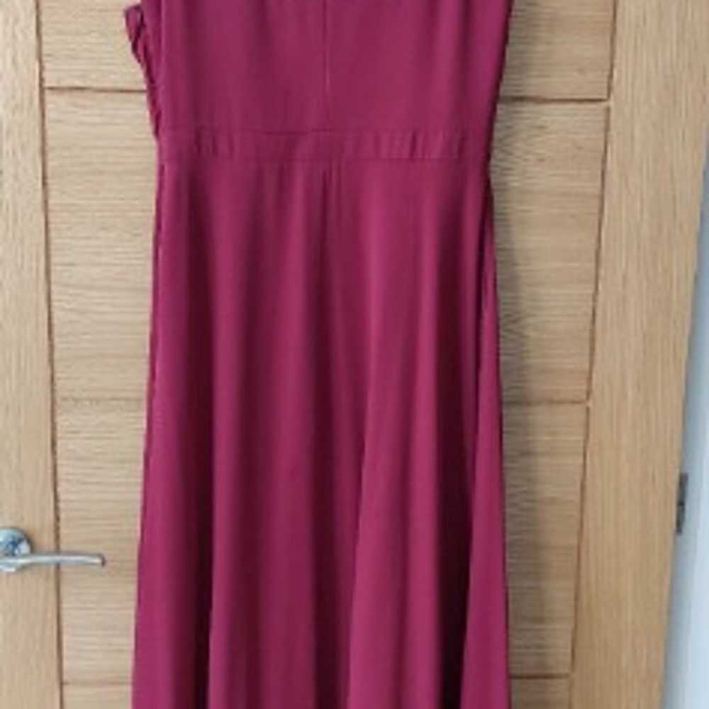 VERY Burgundy Red/Purple Long Maxi Elegant Dress … - image 4