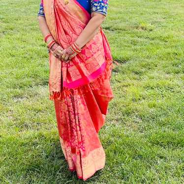 Indian sari with blouse