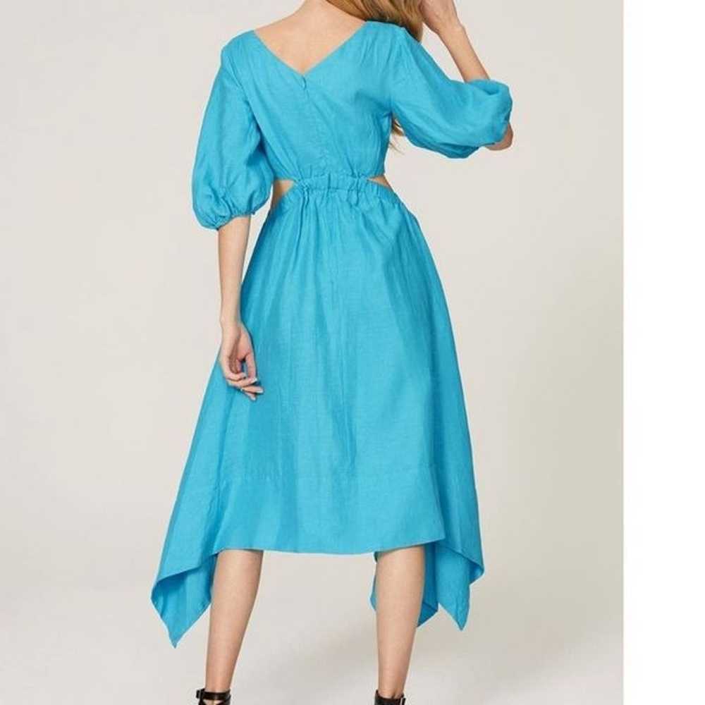Nicholas Turquoise Blue Karen Cutout Midi Dress, … - image 3