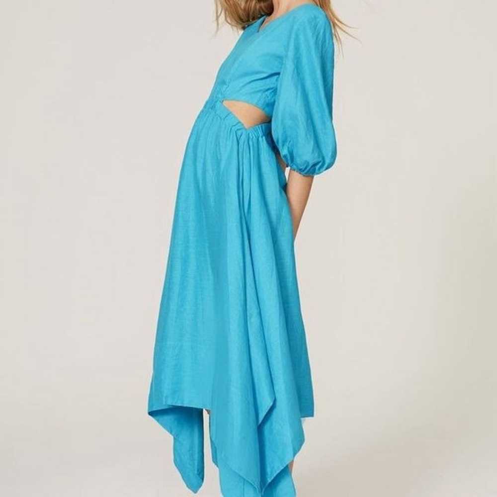 Nicholas Turquoise Blue Karen Cutout Midi Dress, … - image 5