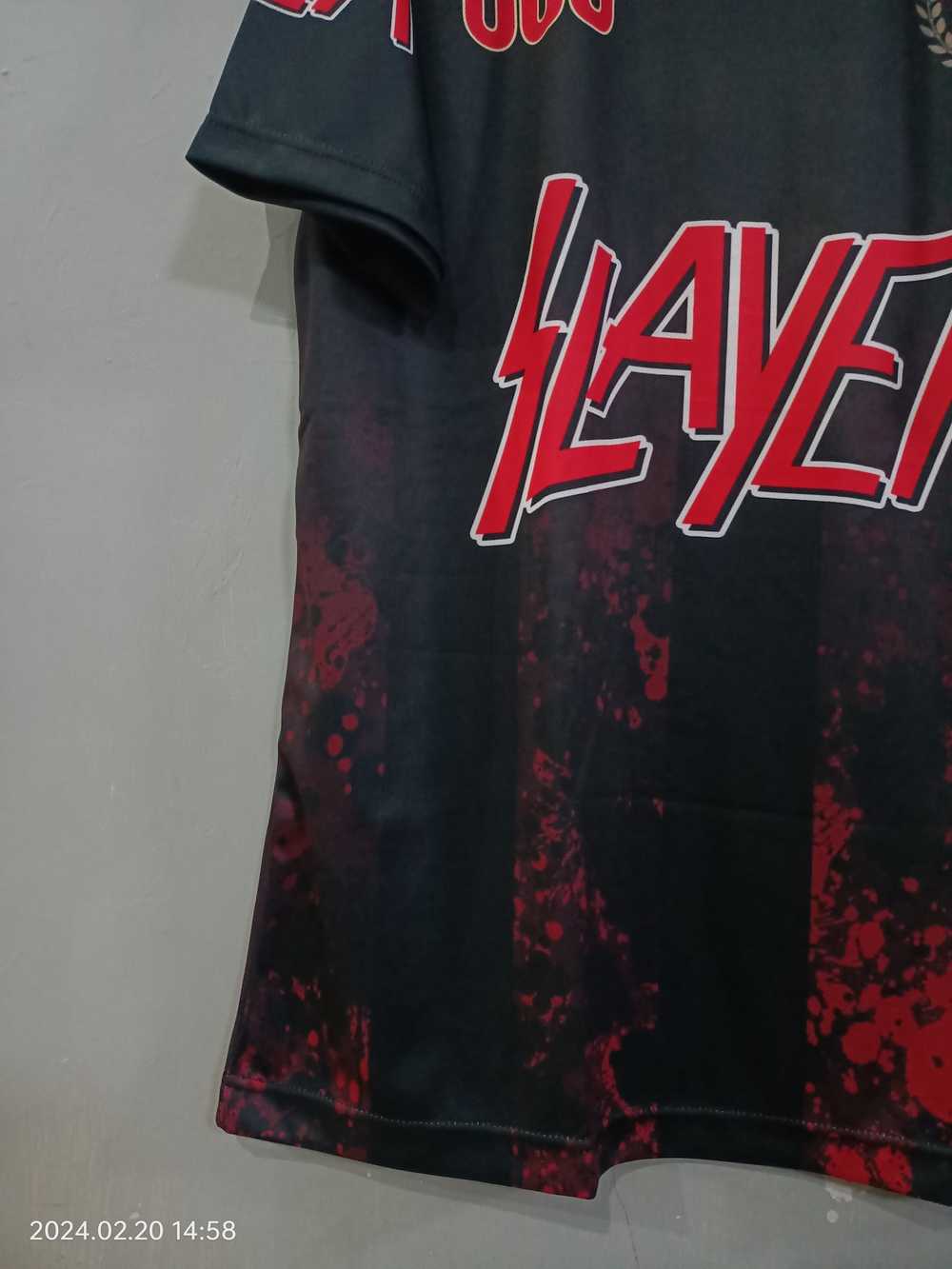 Band Tees × Jersey × Slayer Slayer 666 Reign In B… - image 6