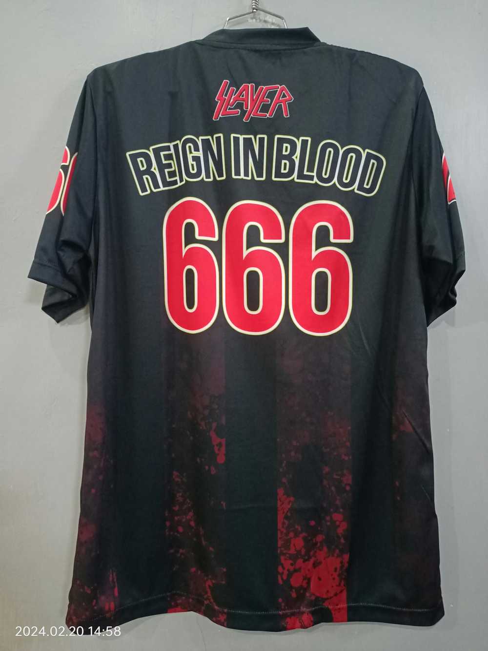 Band Tees × Jersey × Slayer Slayer 666 Reign In B… - image 7