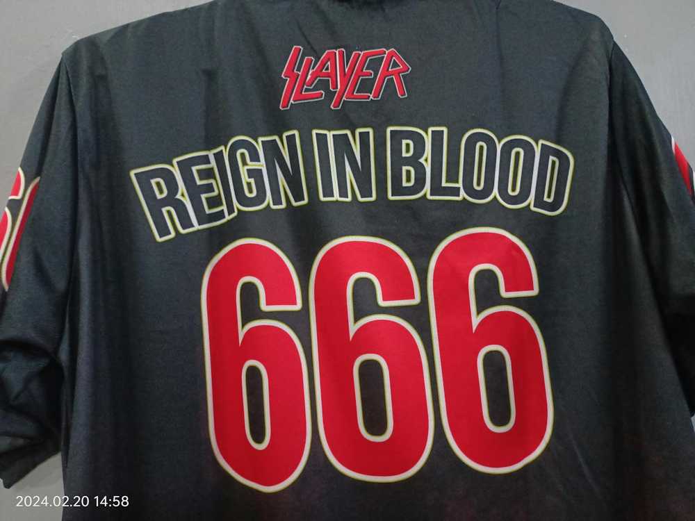 Band Tees × Jersey × Slayer Slayer 666 Reign In B… - image 8