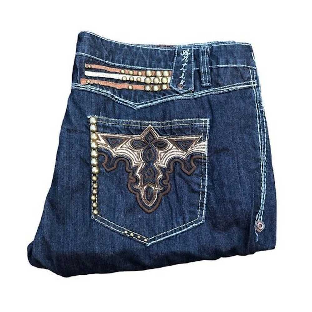 Antik Denim RARE Antik Denim Heritage Embroidered… - image 3