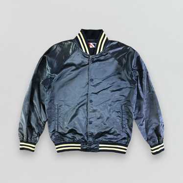 Mizuno × Varsity Jacket Vintage Mizuno Satin Vars… - image 1