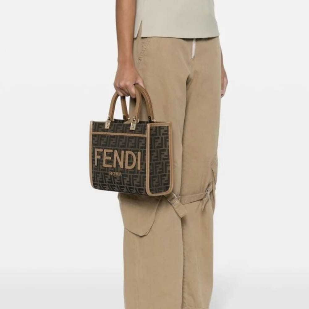 Fendi Sunshine leather tote - image 5