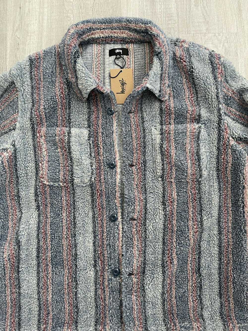Stussy Stussy Striped Fleece LS Over Shirt Jacket… - image 2
