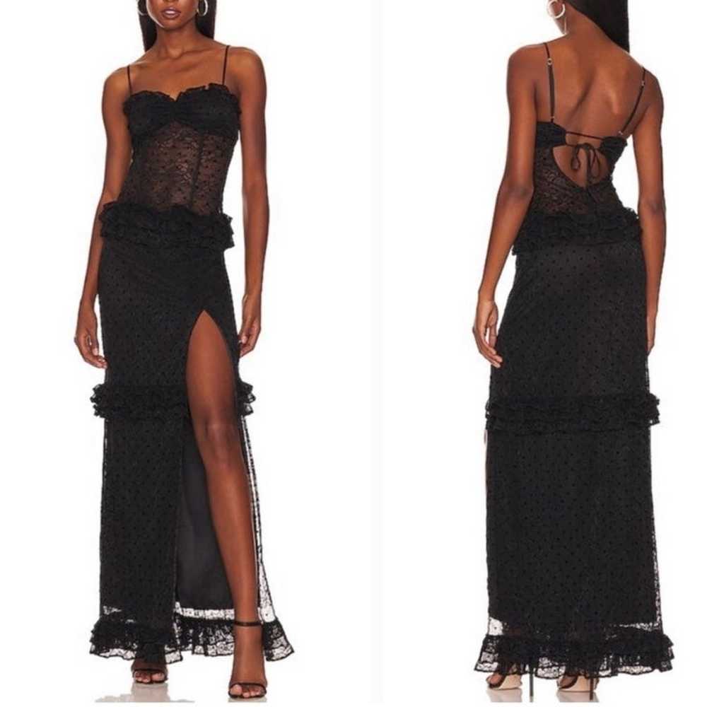 MAJORELLE Sienna Lace Gown Maxi - image 1