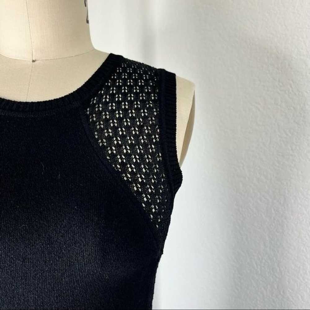 ALESSANDRO DELL'ACQUA Open Knit Crochet Midi Dress - image 3