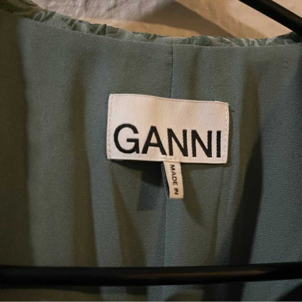 GANNI | Jacquard Organza Mini Dress Size: XS - image 5