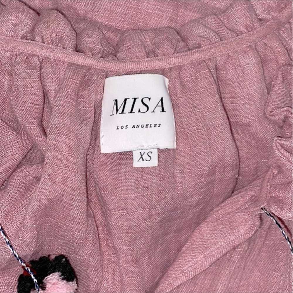 MISA size xsmall dusty rose maxi dress - image 3