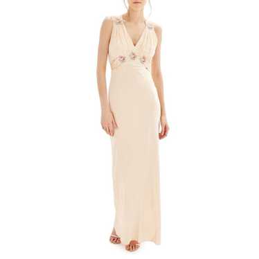 Topshop Bride Embroidered Silk Gown, 2