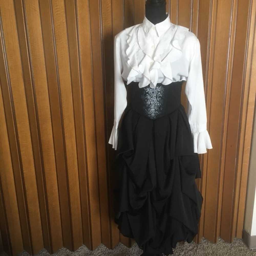 Gothic Lolita Bustle Dress Long Skirt - image 4