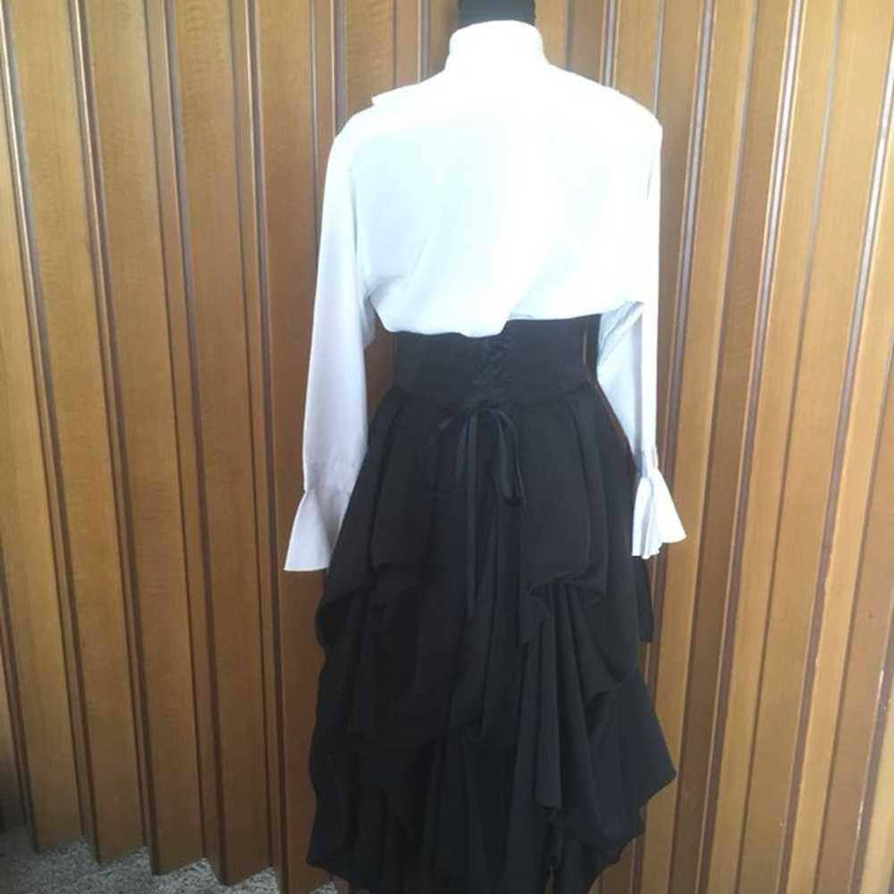 Gothic Lolita Bustle Dress Long Skirt - image 5