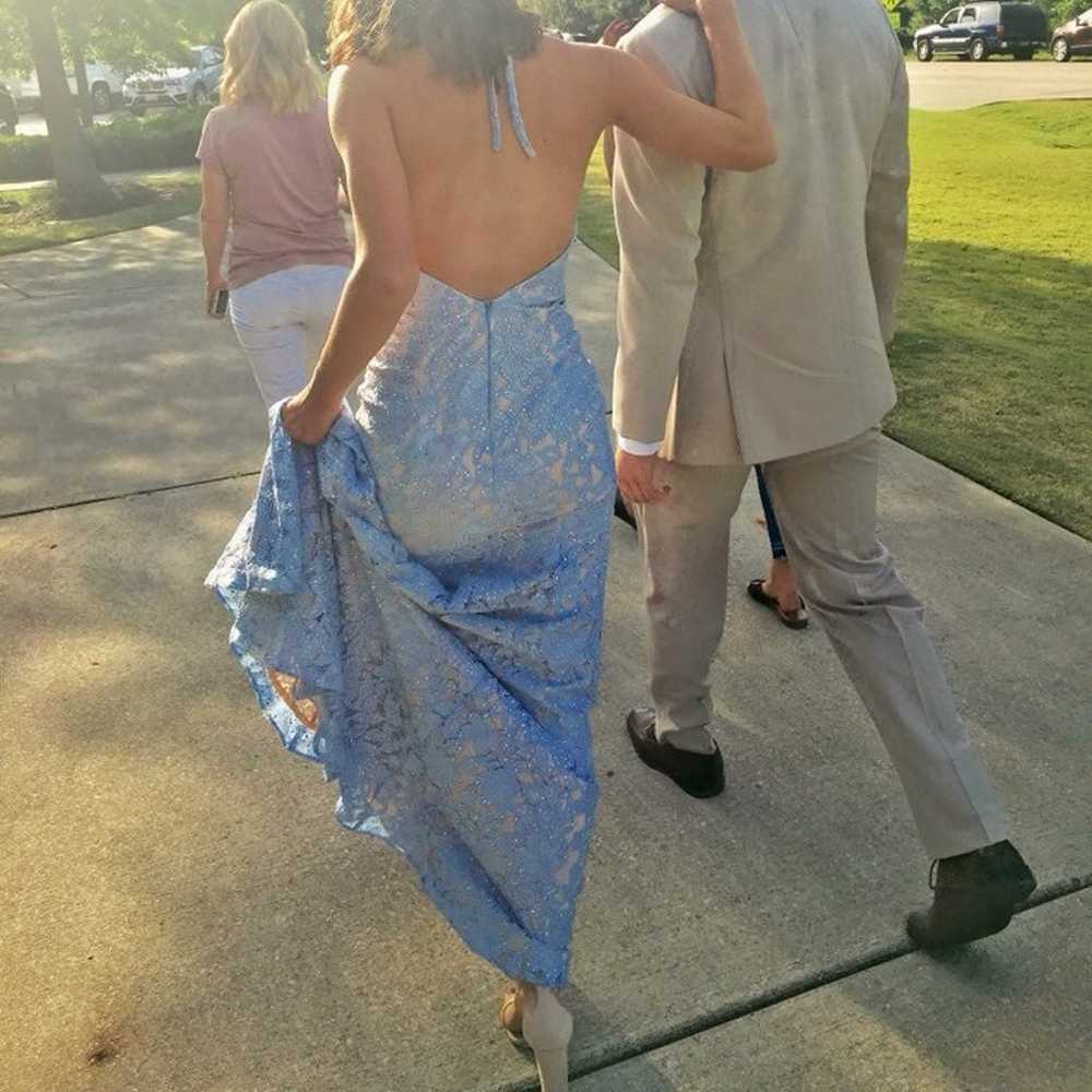 Beautiful Blue Prom Dress - image 4