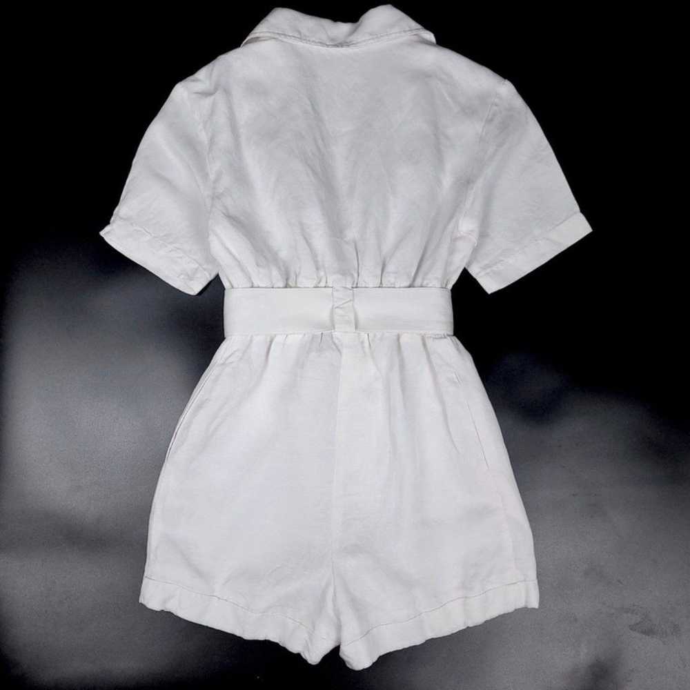 SIR the Label Linen Dalila Belted Short Sleeve Ro… - image 6