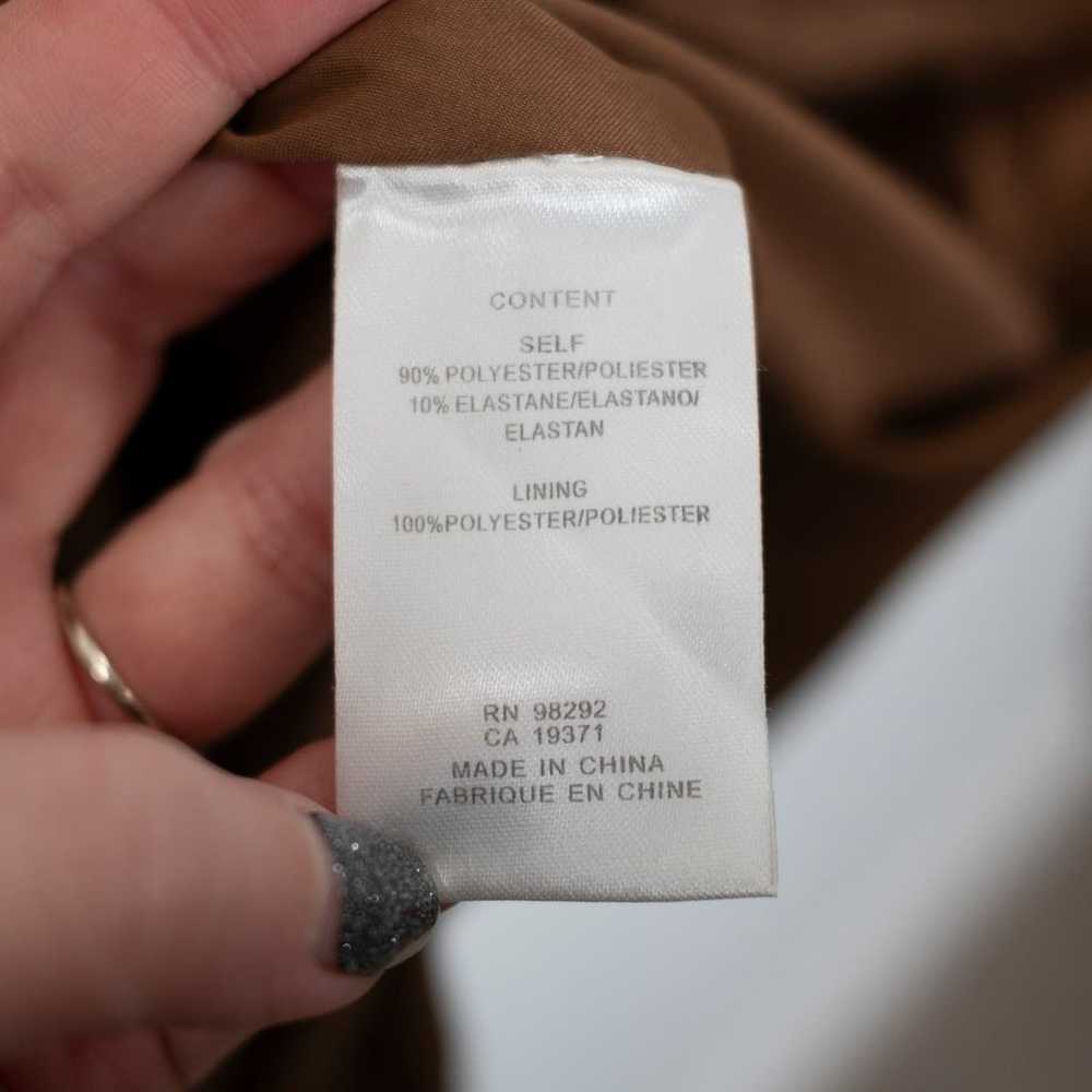 Tibi Ultrasuede Sculpted Sleeve Dress Brown Tunic… - image 8