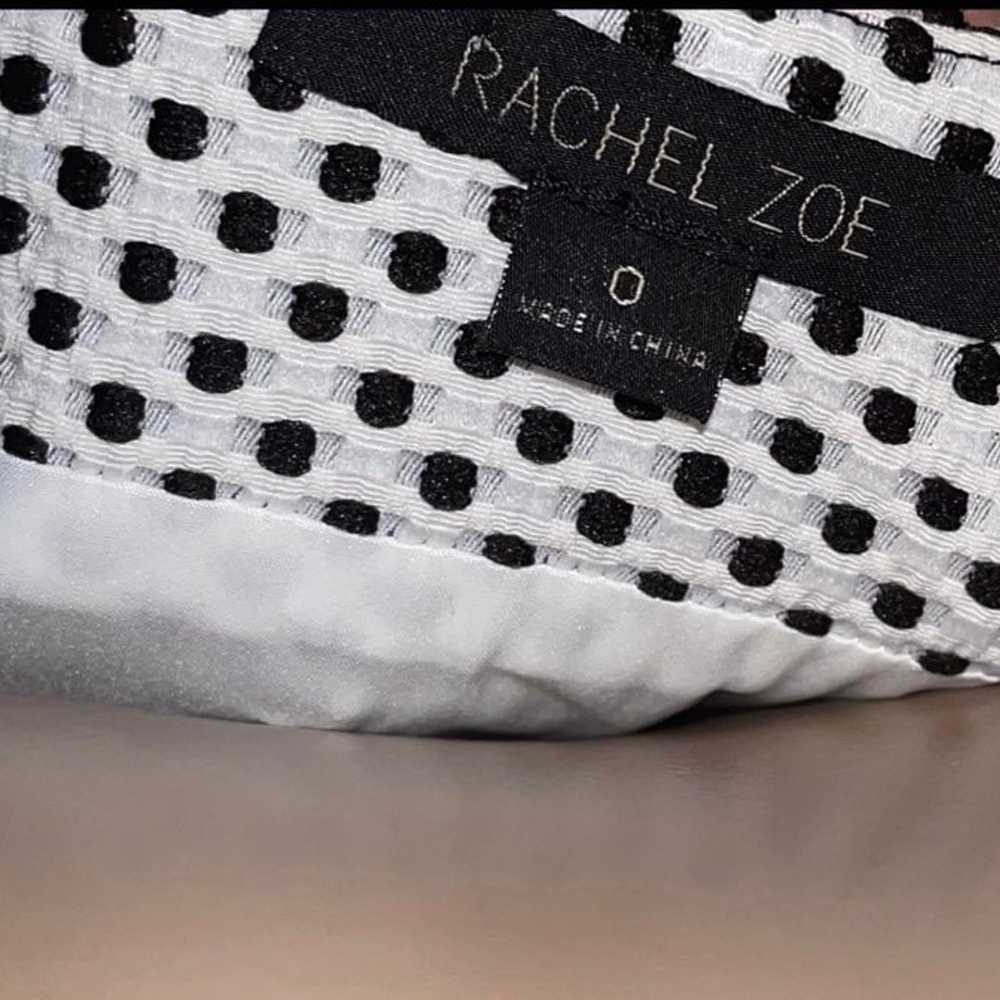 NWOT Rachel Zoe, Black&White, Dress Size 0 - image 11