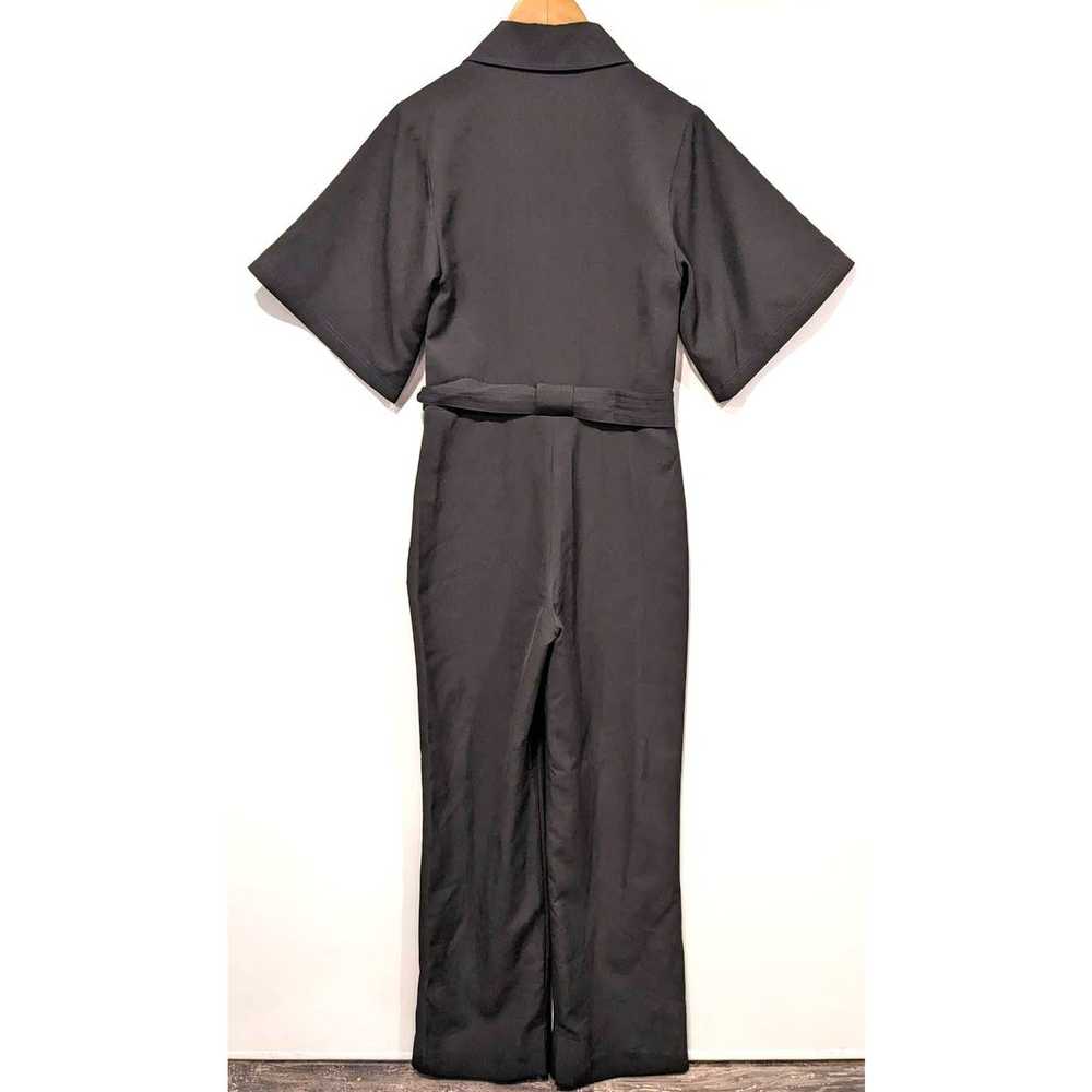 Misha Nonoo Black Belted Jumpsuit Short Sleeves R… - image 6