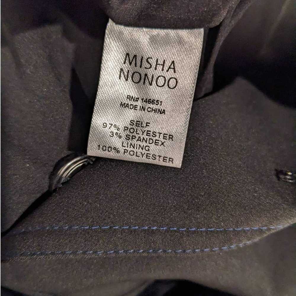 Misha Nonoo Black Belted Jumpsuit Short Sleeves R… - image 7