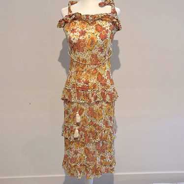 Cleobella floral tiered dress