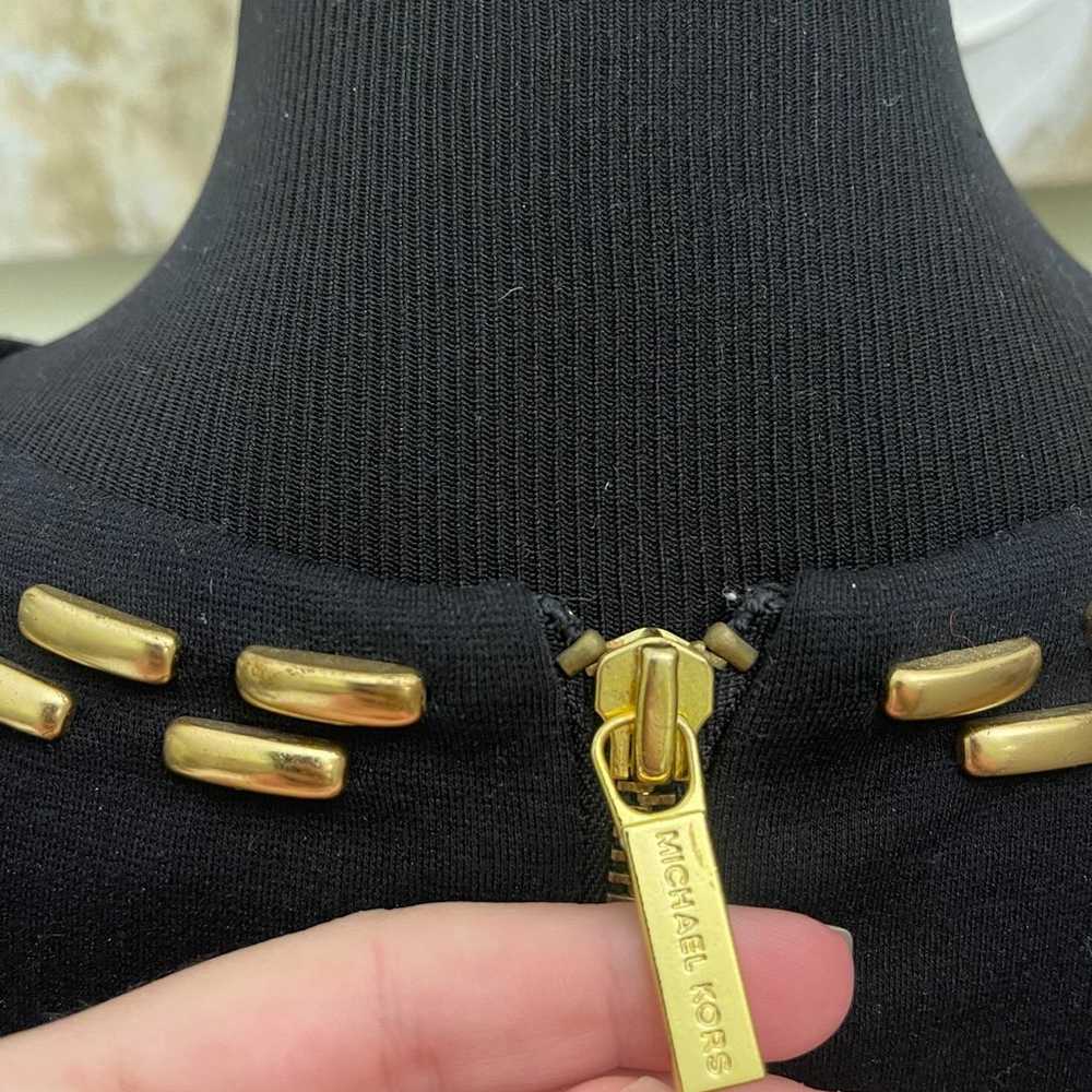 Michael Kors black classy dress gold chain - image 4